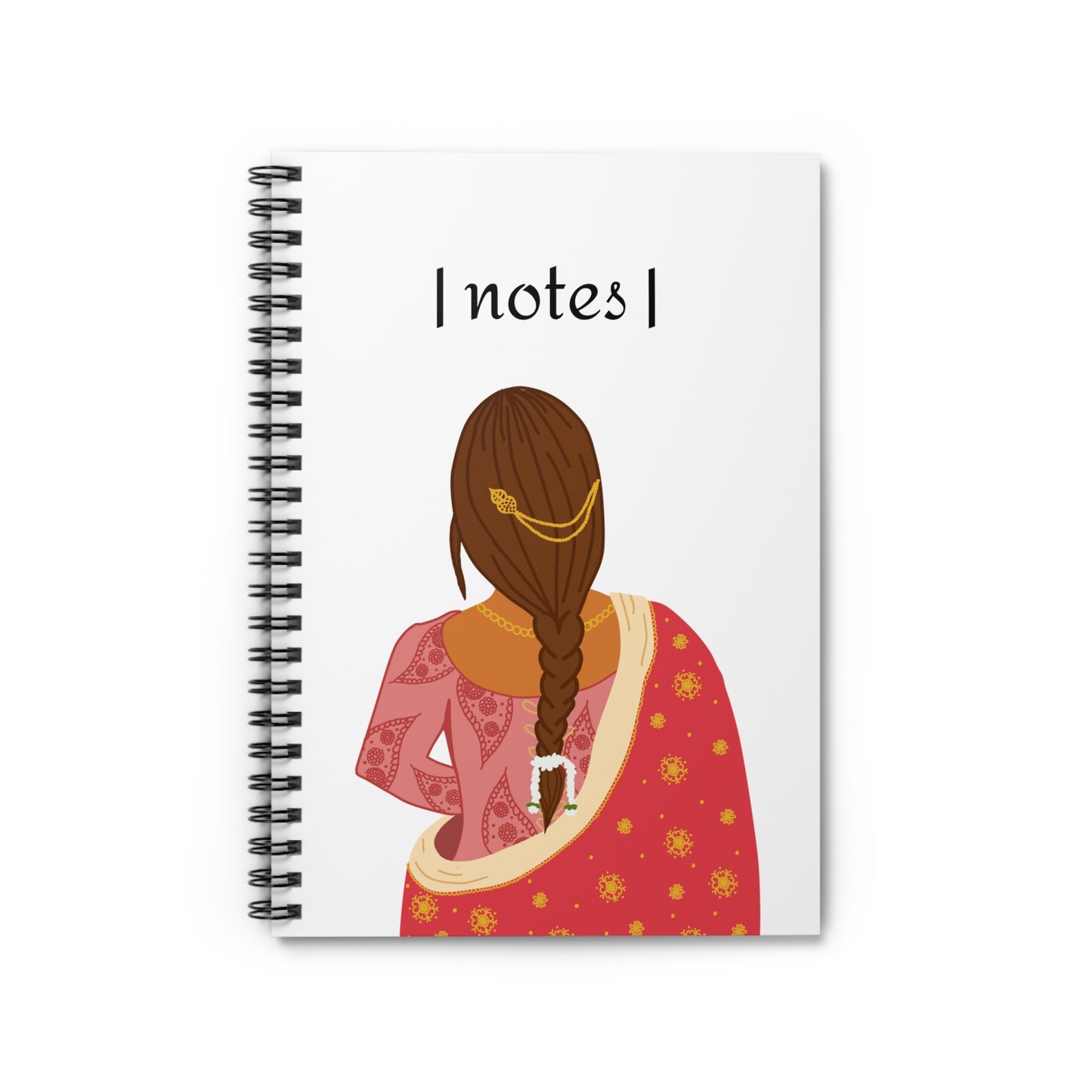 Royal Desi Girl Spiral Journal