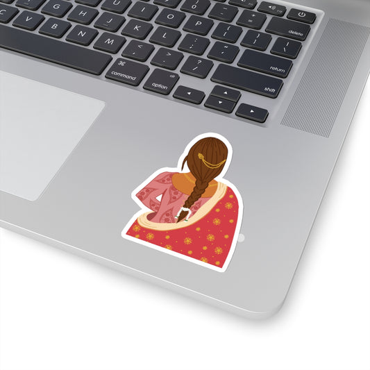 Royal Desi Girl Sticker