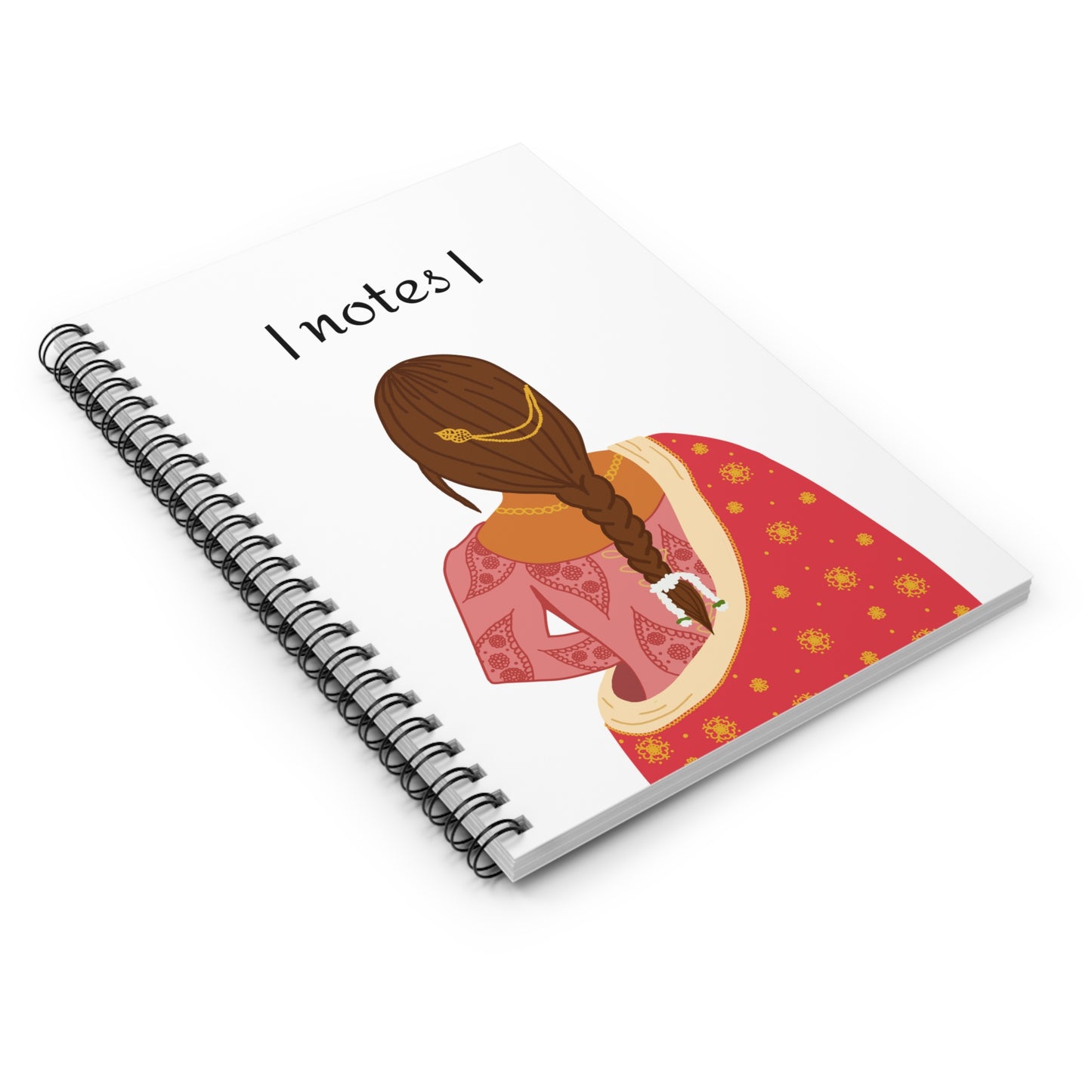 Royal Desi Girl Spiral Journal