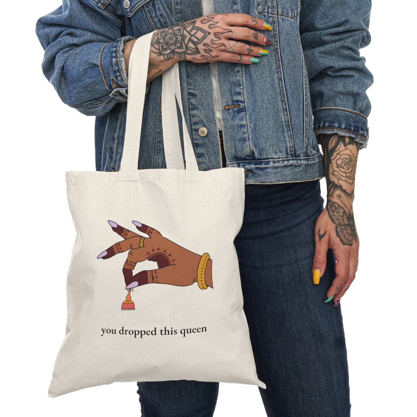 You Dropped This Queen Tote Bag