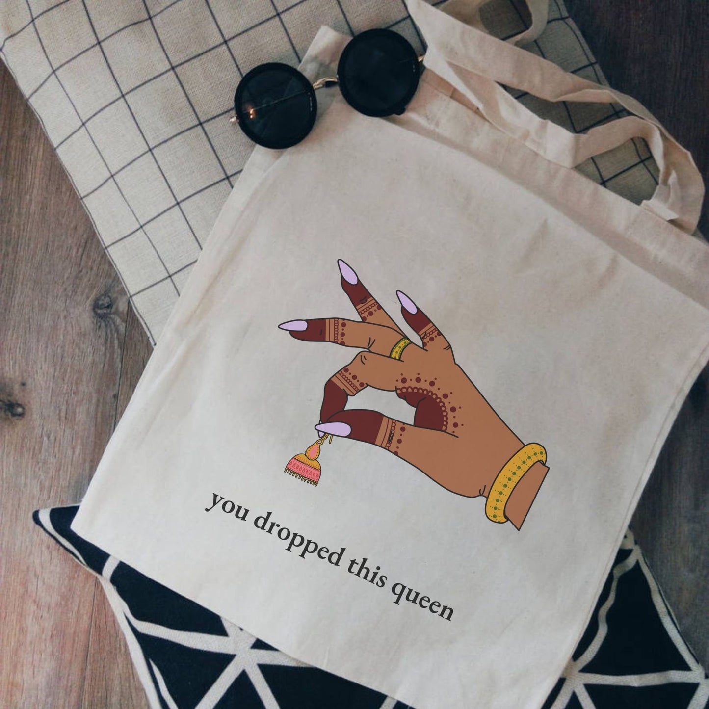 You Dropped This Queen Tote Bag