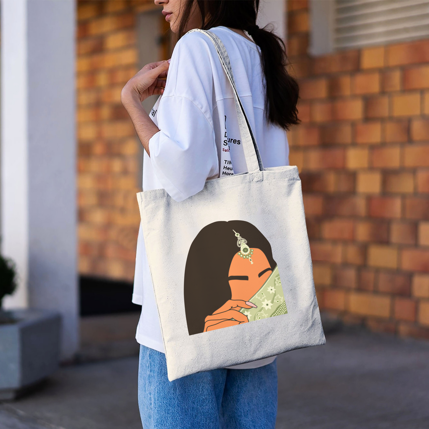 Sharmili Desi Girl Tote Bag